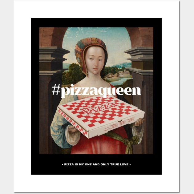 Pizza Queen Wall Art by TheRelaxedWolf